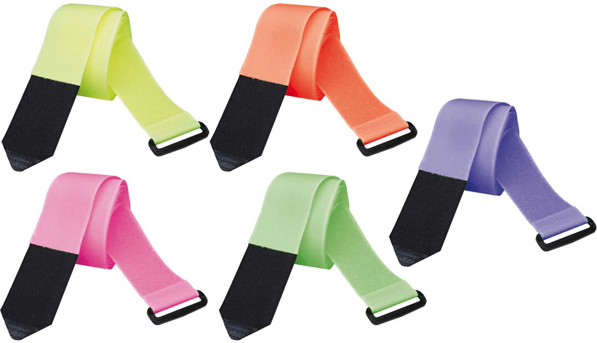 Robbe Modellsport VELCRO STRAP 20/200MM 5pcs ASSORTED COL ORS