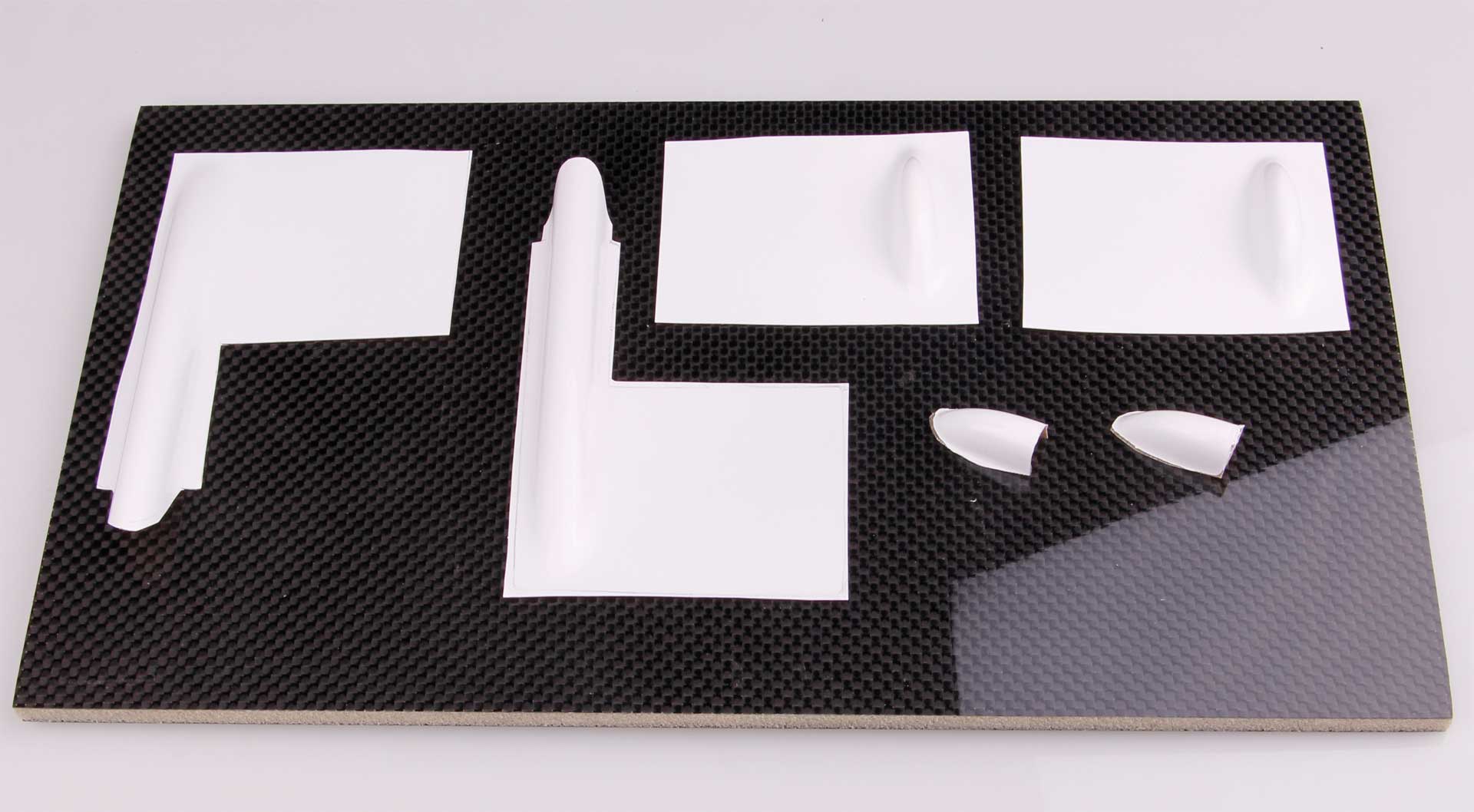 Robbe Modellsport servo covers wing GDRP, universal use, signal white