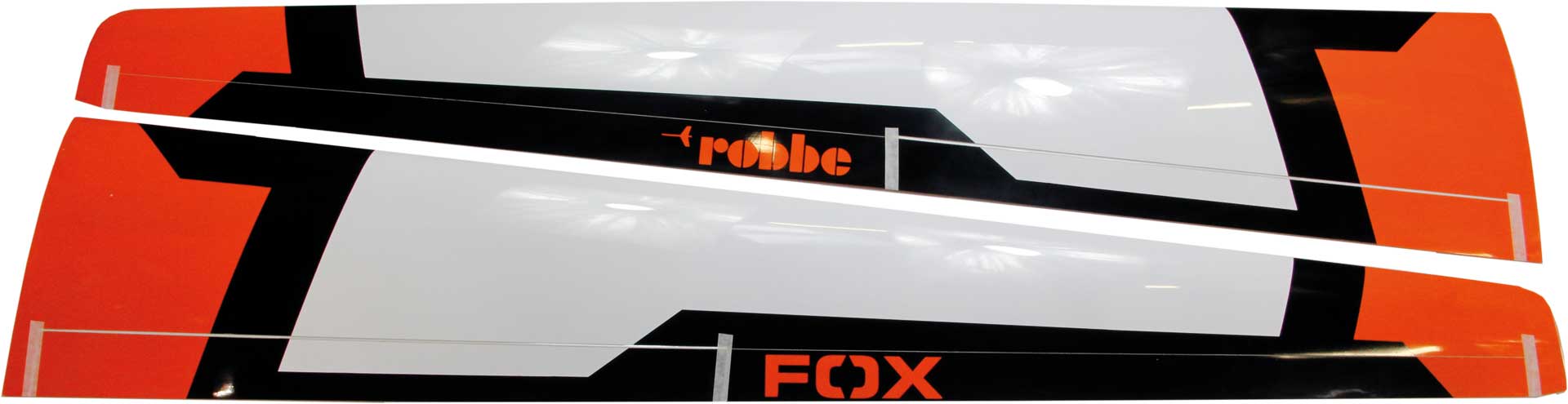 Robbe Modellsport FLÄCHENSATZ MDM-1 FOX 3,5M ARF LACKIERT ORANGE OHNE SERVOS