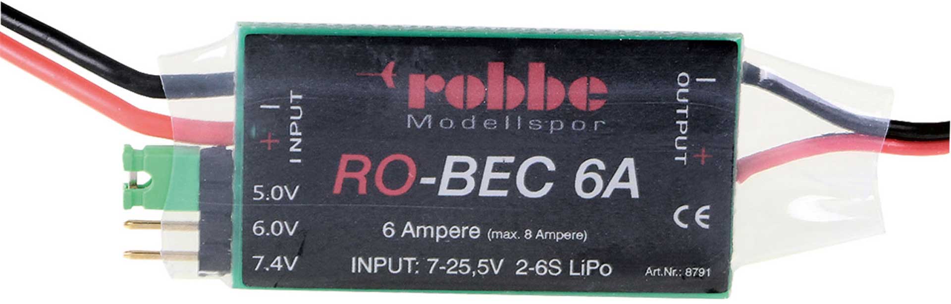 Robbe Modellsport RO-BEC 6A EMPFÄNGERSTROMVERSORGUNG