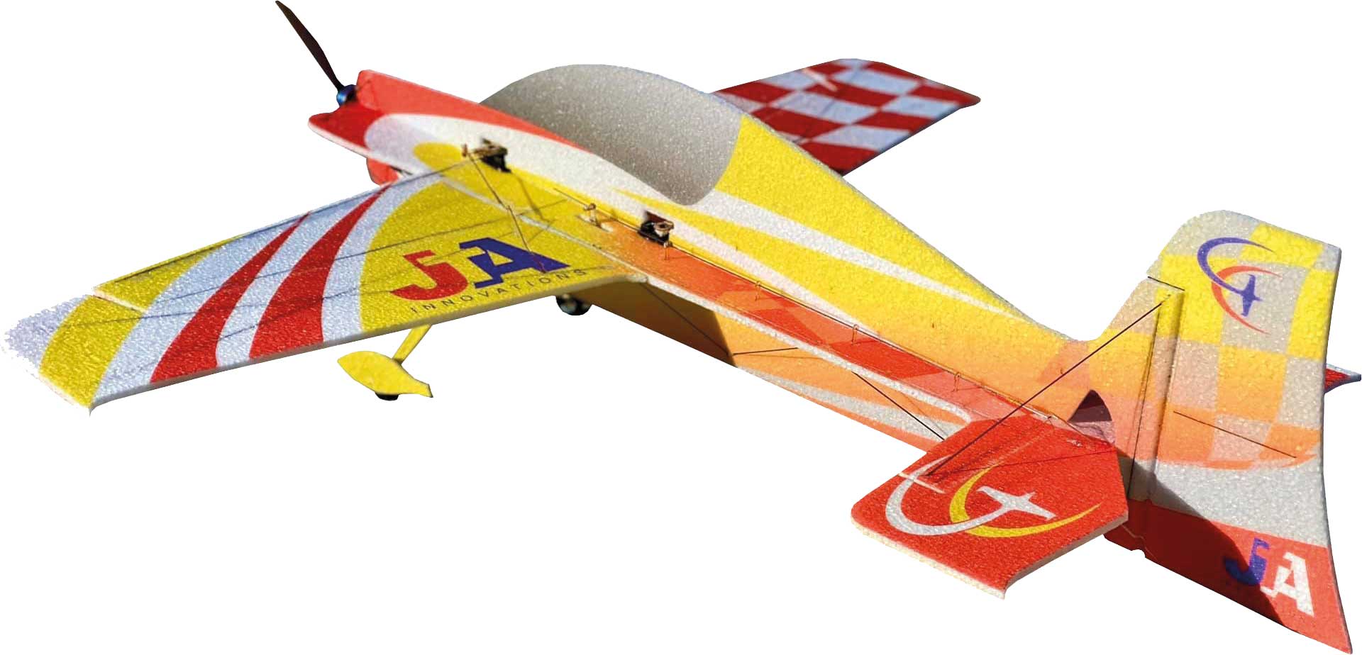 JTA Innovations Gamebird ( yellow/RED ) new 33" EPP 3D Aerobatic Model
