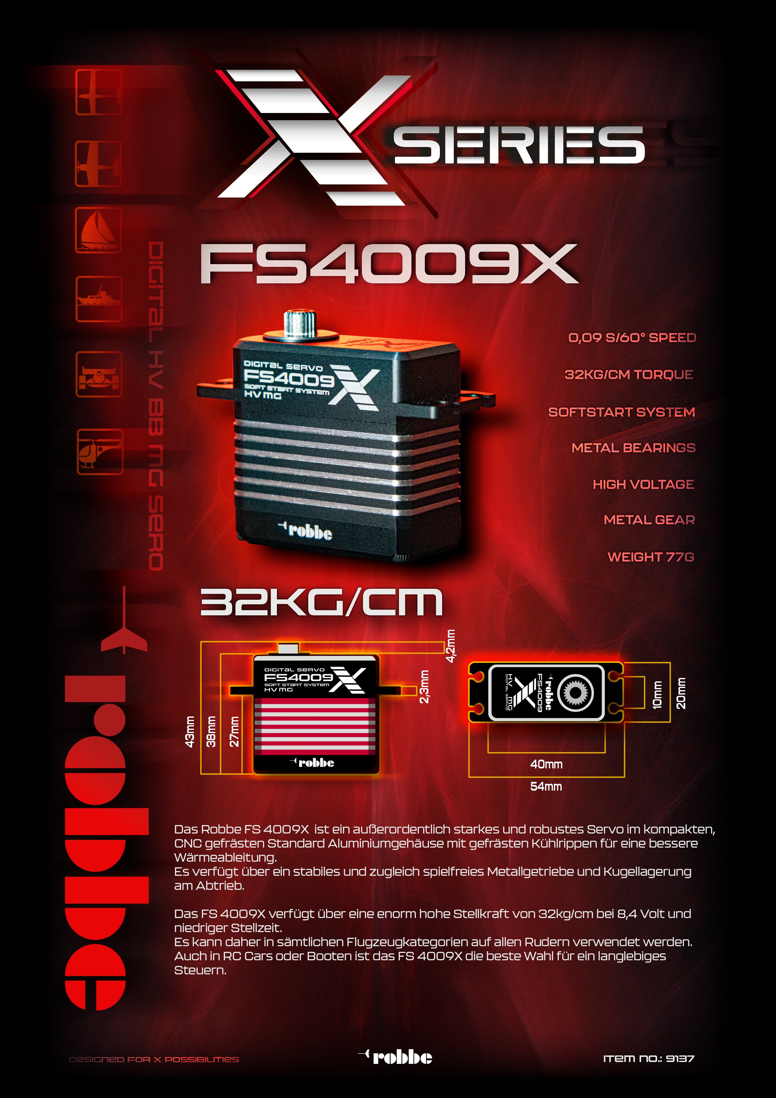 Robbe-FS4009X-Servo-A4-DE-R2025B Robbe-FS4009X-Servo-A4-DE-R2025B