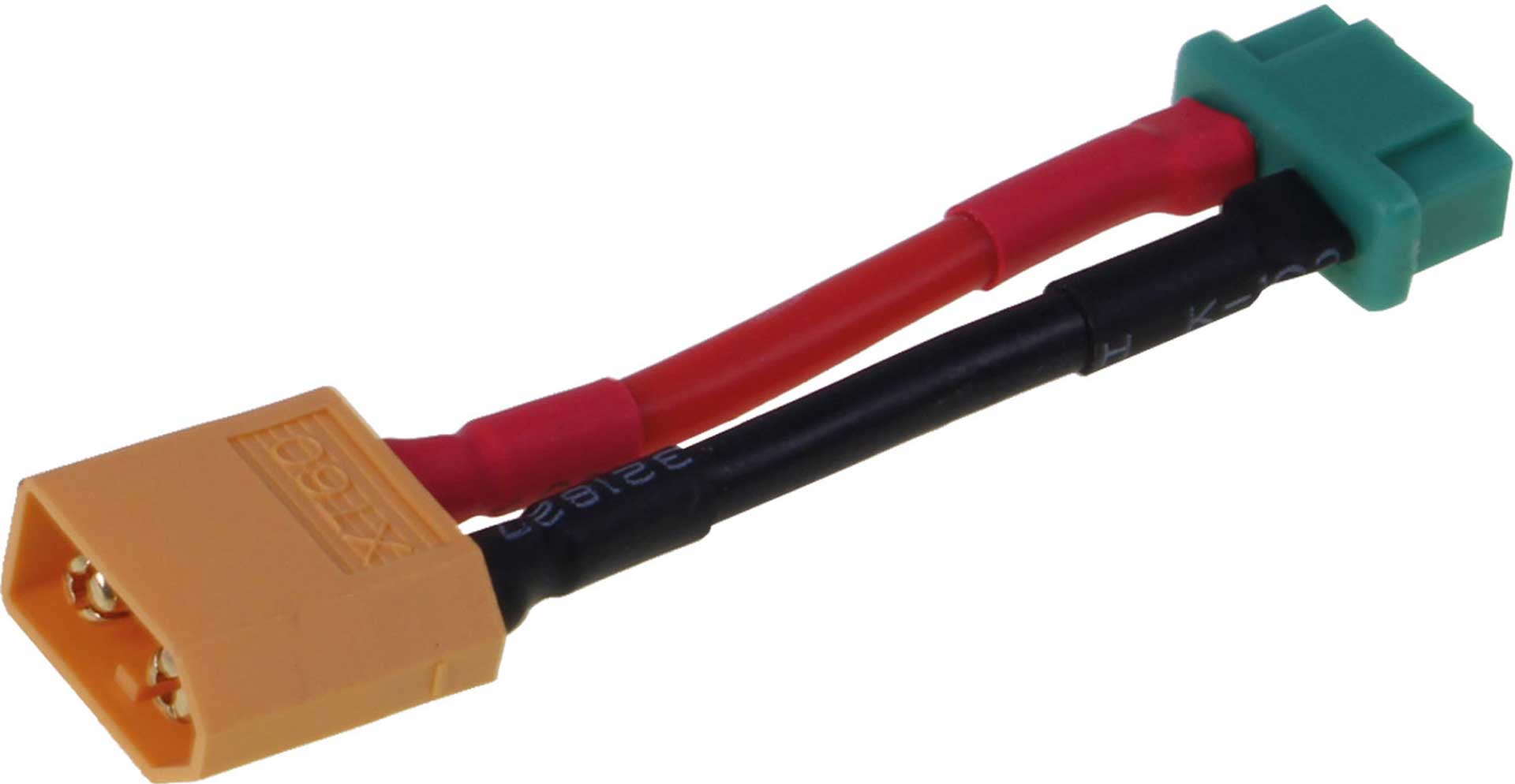 ROBBE ADAPTERKABEL XT-60 STECKER AUF MPX BUCHSE 14AWG/2,1MM¶ý 30MM 1Stk.