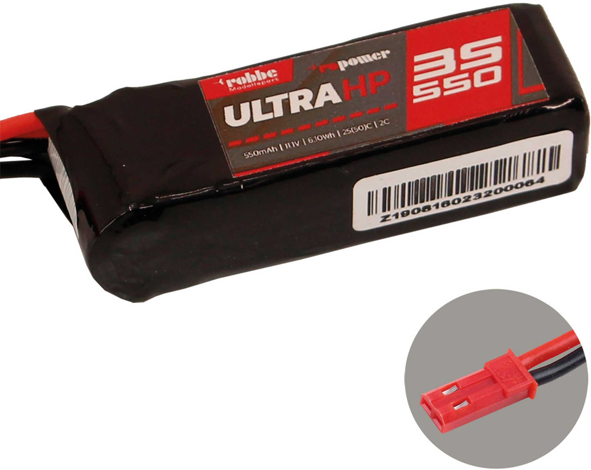 Robbe Modellsport RO-POWER ULTRA HP 550MAH 11,1 VOLT 3S Batterie Lipo