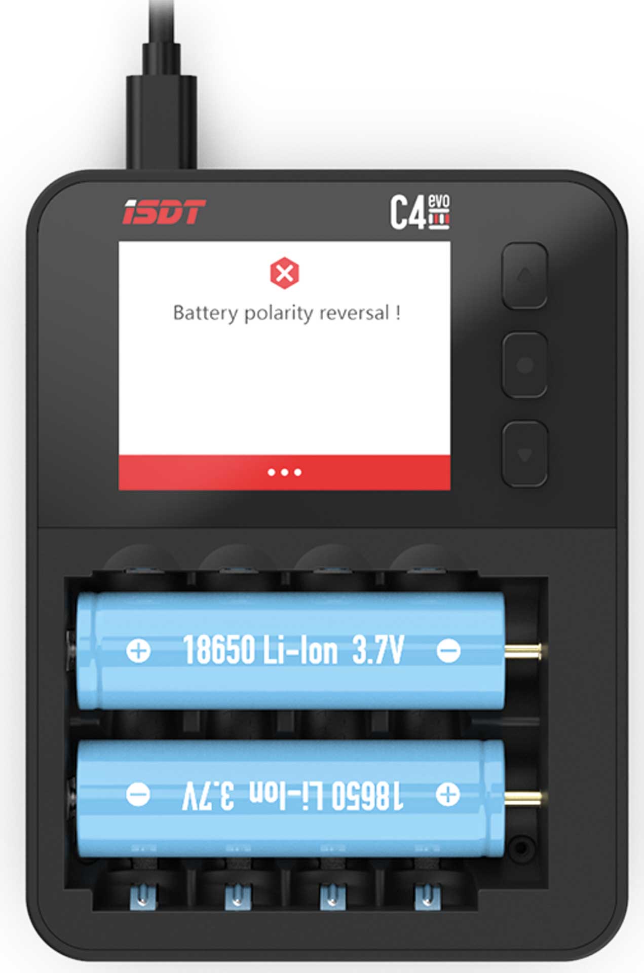 ISDT C4 Evo 4x AAA / AA oder 18650 / 26700 Li e/Li-Ion for USB-C supply ...